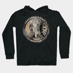 Framed Dream of Vitrail Pour la facade de la Boutique Fouquet Hoodie